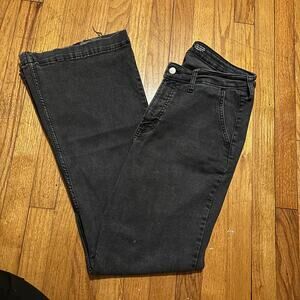 Old Navy High Waisted Trouser Jean Black